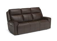 Barnett Power Reclining Sofa with Power Headrests and Lumbar - 1601-62PH Flexsteel Furniture