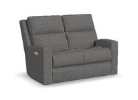 Score Power Reclining Loveseat with Power Headrests and Lumbar - 2805-60L by Flexsteel Furniture