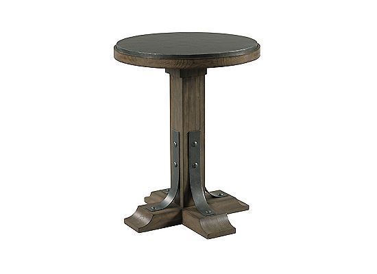 KINCAID - CONNOR ROUND ACCENT TABLE - ACQUISITIONS COLLECTION - 111-1200