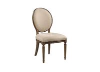 KINCAID CECIL OVAL BACK UPH SIDE CHAIR ANSLEY COLLECTION ITEM # 024-636