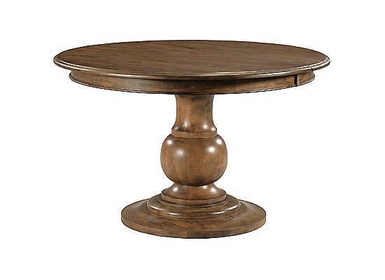 KINCAID WHITSON ROUND PEDESTAL DINING TABLE - COMPLETE ANSLEY COLLECTION ITEM # 024-701P