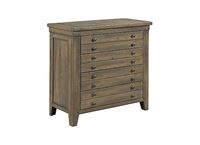 KINCAID MAP DRAWER BEDSIDE CHEST MILL HOUSE COLLECTION ITEM # 860-422
