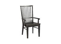 KINCAID COOPER ARM CHAIR - ANVIL FINISH MILL HOUSE COLLECTION ITEM # 860-639A