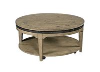 KINCAID ARTISANS ROUND COCKTAIL TABLE PLANK ROAD COLLECTION ITEM # 706-911S