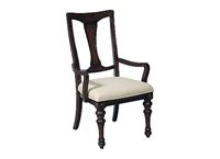 Pulaski Furniture Casual Dining Cooper Falls Wood Slat-Back Arm Chair - P342261