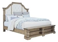 Pulaski Furniture Bedroom Garrison Cove King Upholstered Bed with Storage Footboard - P330-BR-K12