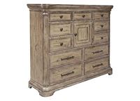 Pulaski Furniture Bedroom Garrison Cove 11-Drawer Master Chest with a Cabinet Door - P330127