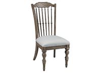 Pulaski Furniture Casual Dining Garrison Cove Wood Spindle-Back Upholstered Seat Side Chair 2/ctn - P330260